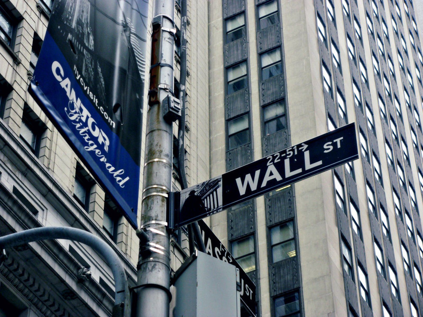 Wall Street financial district